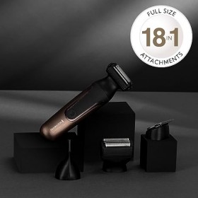 Remington Tondeuse électrique [Multifonction 18-en-1: cheveux & visage] ONE 4 têtes interchangeables: barbe, nez/ oreilles/ 