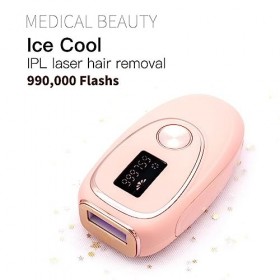 Épilation IPL pour Femmes Épilation Permanente 900,000 Flashs Épilateur Indolore sur Les Aisselles Jambes Arrière Bras Visage