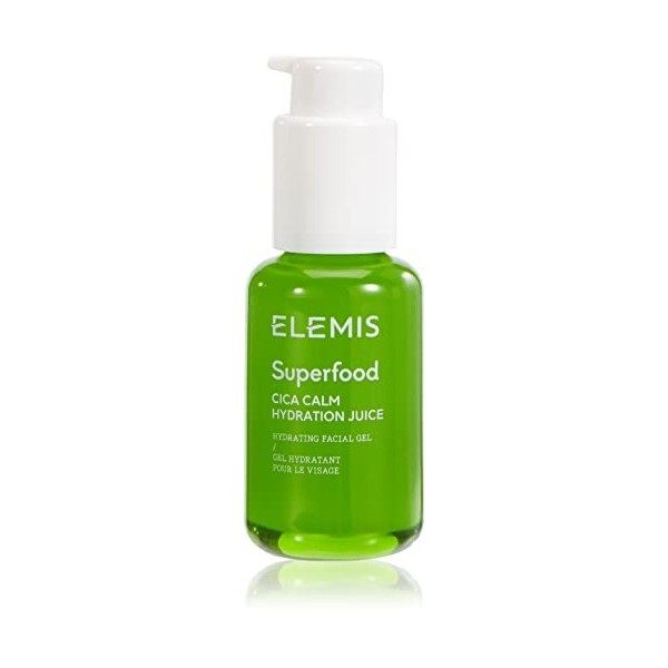 ELEMIS Jus d’hydratation cica palm aux superaliments, super gel hydratant formulé avec du cica apaisant, trempe la peau pour ...