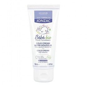 Eau Thermale Jonzac - Cold cream nutri-douceur - Bébé - Protection physiologique - Certifié Bio Cosmos Organic - Tube de 100 ...