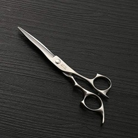 Outils de coupe des cheveux Ciseaux de coiffure en acier inoxydable de 6 pouces, ciseaux de ciseaux plats de coupe de cheveux...