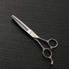 Outils de coupe des cheveux Ciseaux professionnel de coupe de cheveux de coiffeur de 6 pouces en acier inoxydable440C pour fe