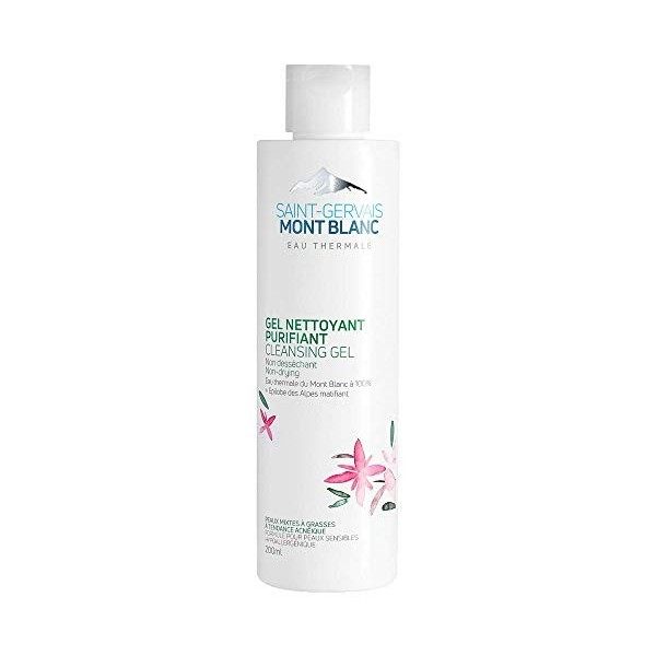 Saint-Gervais Mont Blanc - Gel Purifiant & Nettoyant pour Peaux Mixtes à Grasses - 200 ml Crème Jour et Nuit