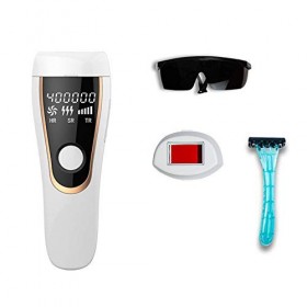DAETNG Épilation définitive au Laser de dernière génération, épilateur 400 000 flashs, Soin rafraîchissant et rajeunissement 