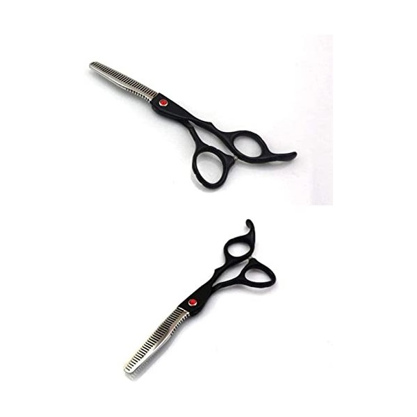 Ciseaux de coiffeur Ciseaux de coiffure professionnels et ciseaux amincissants, ensemble de ciseaux à cheveux 440C avec poign