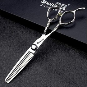 Ciseaux de coiffure professionnels pour gaucher 6,0 pouces, ciseaux de salon, ciseaux amincissants et ciseaux de coupe léger