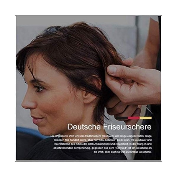 Ciseaux De Coiffure Professionnels,Kit De Ciseaux De Coiffeur De Rasoir Coiffure Coiffeur Barber Man,A,Ensemble De 6 Pouces