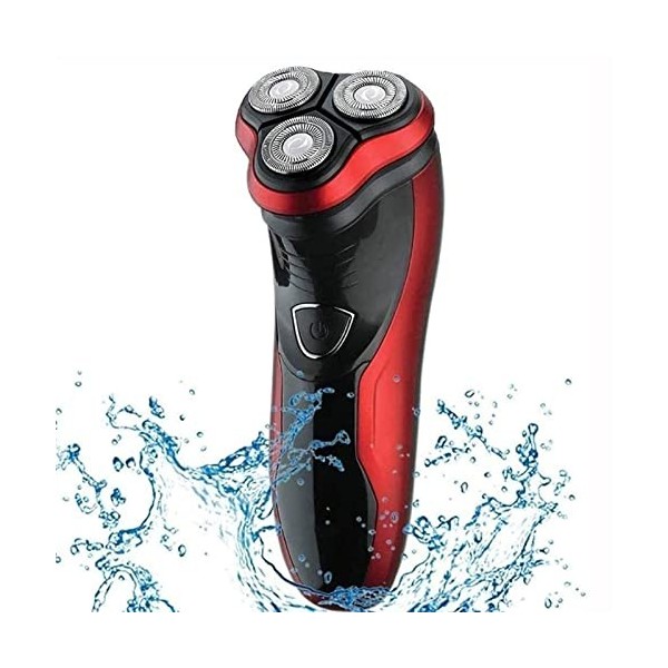 Shavers électriques for Hommes Rotary Rotary Rotary Rotary Razor Wet with Pop Up Trimmer