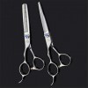 Chaomeiart Set Gauche Scissor Main 440C Coiffure Outils Haircut Set 6.0 Dents Professional Dosse Ciseaux Ciseaux Amincissants