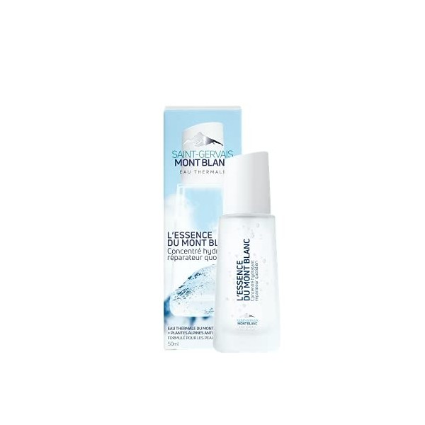Saint-Gervais Mont Blanc - Sérum Hydratant & Réparateur Visage pour Peaux Déshydratées & Sensibles - 50 ml Crème Jour et Nuit