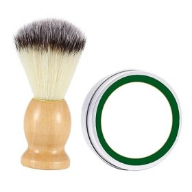 Fournitures de Tondeuse à Cheveux, 1 Ensemble Hu Kit de crème à raser en Mousse pour Lavage du Visage, kit de toilettage pour