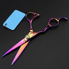 Ciseaux de coupe de cheveux, ensemble de 5,5 pouces Ciseaux de coiffure professionnels pour gaucher Ciseaux de coiffure Cisea...