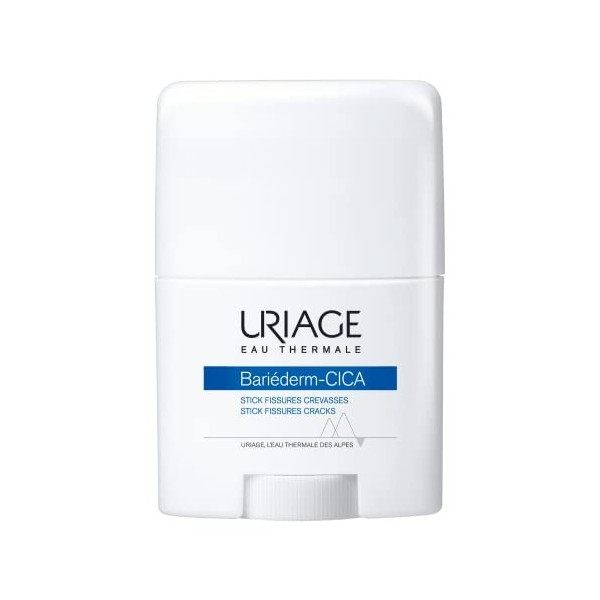 Uriage Bariéderm Fissures Crevasses Stick Isolant/Réparateur, 22 g Crème Jour et Nuit