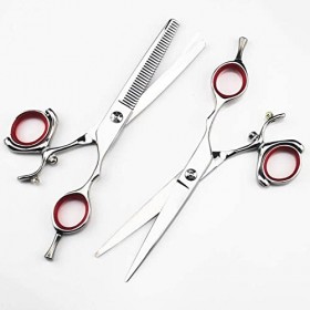 Ciseaux de coiffure Ciseaux de coiffeur Ciseaux amincissants Ensemble de ciseaux de coupe, avec rasoir Ciseaux de coiffure av