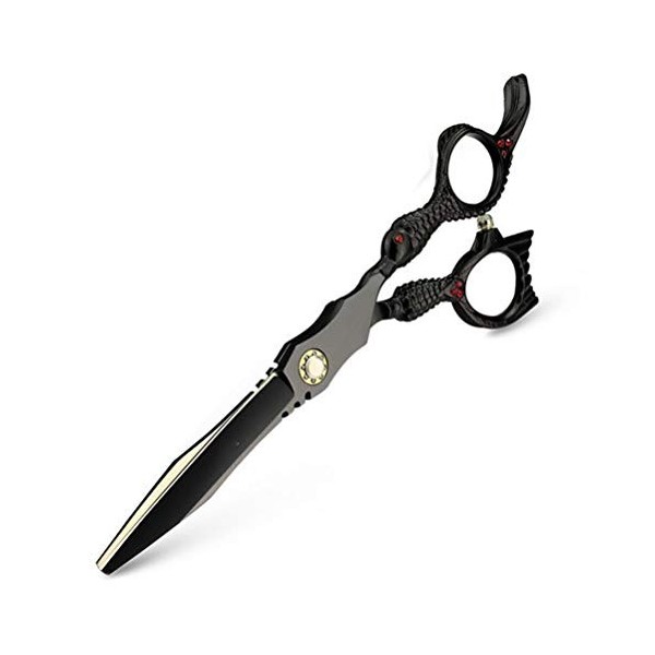 JMOMC Ciseaux à Cheveux Carpe Professional Retro Sculpture Ciseaux à Cheveux Lame en Acier Inoxydable Sharp Styling Razor Cut