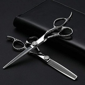 Ensemble de ciseaux de coiffure 14 Cm, couleur or, pour Salon de coiffure ou usage domestique Rasage et Épilation