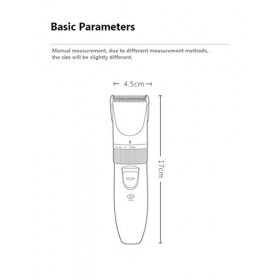 OUSIKA Hommes enfants électrique tondeuse à cheveux coiffeur sans fil tondeuse à cheveux Cutter Machine USB rechargeable barb