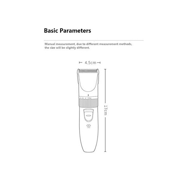 OUSIKA Hommes enfants électrique tondeuse à cheveux coiffeur sans fil tondeuse à cheveux Cutter Machine USB rechargeable barb