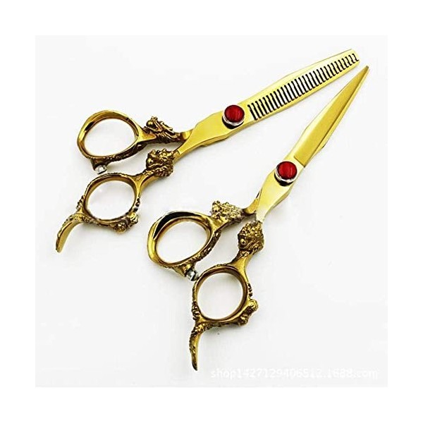 Ensemble de ciseaux de coiffure avec vis diamant violet 15,2 cm Ciseaux de coupe de cheveux Incl.Scissors Pocket Salon Barber
