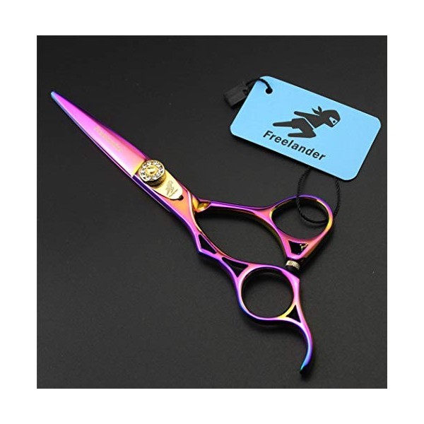 Kit de ciseaux pour animaux de compagnie, kit professionnel de ciseaux de coupe de cheveux pour gauchers de 14 cm - Barber ja