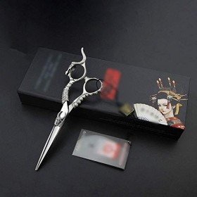 GaoF Ciseaux de Coiffure Antilope de Haute qualité de 6 Pouces, Ciseaux Plats de Coupe de Cheveux + Ensemble doutils de Cise