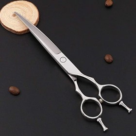 Ciseaux de coiffure 6,0 pouces, ciseaux de coiffeur professionnels avec ciseaux de barbier pointus, ciseaux amincissants lége...