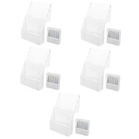 ABOOFAN 5Pcs Pince À Épiler Support De Rangement Présentoir Avec Couvercle Pince À Épiler Affichage Porte-Cils Outil Pince À 