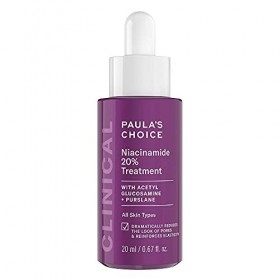Paulas Choice CLINICAL Traitement 20% Niacinamide - Sérum Visage Réduit les Pores Dilatés & Estompe les Taches Brunes - avec ...