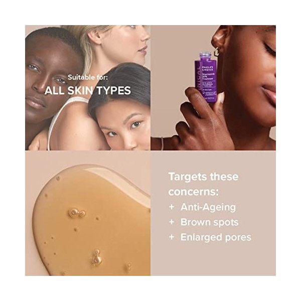 Paulas Choice CLINICAL Traitement 20% Niacinamide - Sérum Visage Réduit les Pores Dilatés & Estompe les Taches Brunes - avec ...