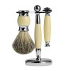 XJWWW-URG Kit de rasage for hommes, nettoyage des cheveux Nettoyage brosse de rasage, support de support, rasoir de poignée e