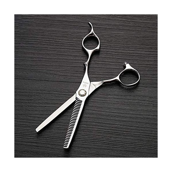 Outils de coupe des cheveux Ciseaux amincissants de coiffure de cisaillement de dent dacier inoxydable de 6 pouces, ciseaux 