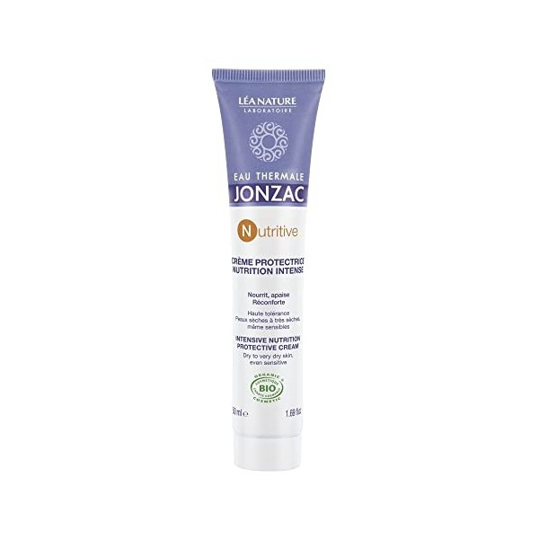 Eau Thermale Jonzac - Crème protectrice nutrition intense - Nutritive - Peaux sèches à très sèches, même sensibles - Certifié