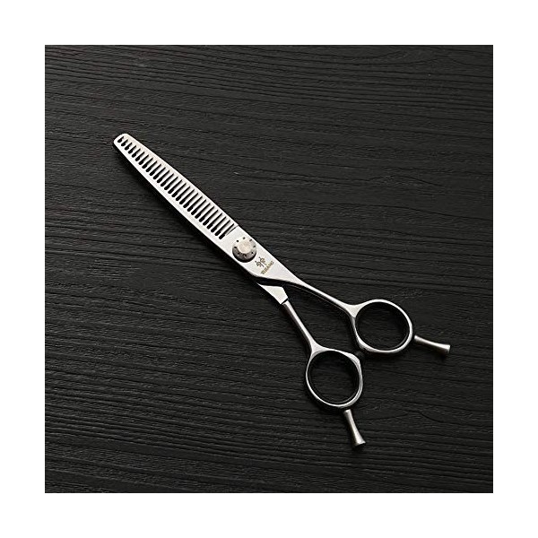 Outils de coupe des cheveux Ciseaux à outils de coupe de cheveux professionnel en acier inoxydable de 6 pouces, ciseaux à os 