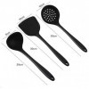 ZHENAO Ustensil Cuisson Silicone Turner Spimmer Soupes Soupe Non-Stick Soupe À La Chaleur Soupe Louche Ustensil Outil Portabl