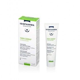 Isispharma - Teen Derm K Concentrate Crème - Soin Concentré Nuit Anti-imperfections - Peaux Mixtes à Grasses Tendance Acnéiqu...