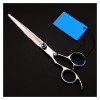 Ciseaux de coupe de cheveux professionnels pour main gauche, ciseaux de coiffure, ciseaux de coiffeur couleur : coupe avec s