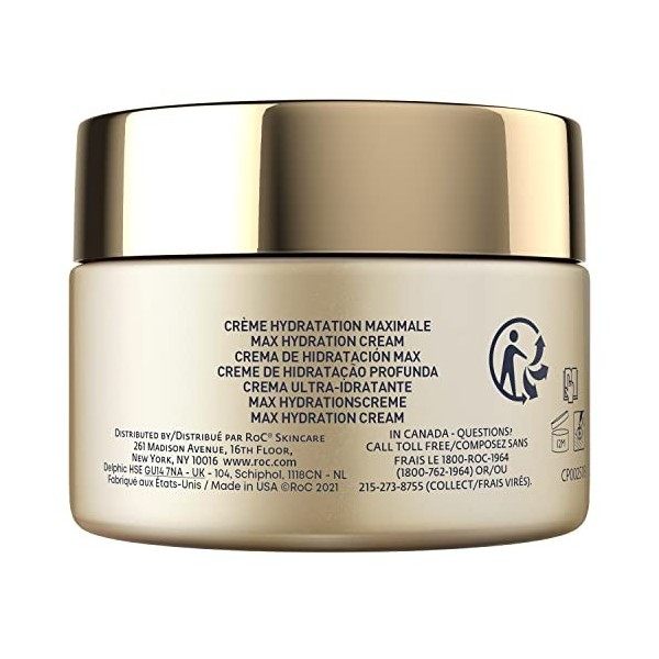 RoC - Rétinol Correxion Soin Lissant Hydratation Maximale – Traitement Anti-Rides Intensif – Anti-Âge - Acide Hyaluronique – ...