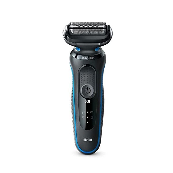 Braun 51-B1000s Rasoir Tondeuse Noir, Bleu