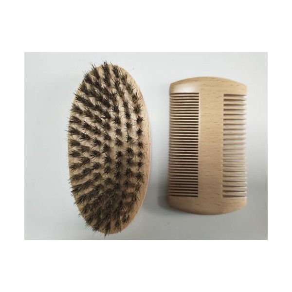 Kit Barbe avec Peigne à Barbe, Brosse à Barbe