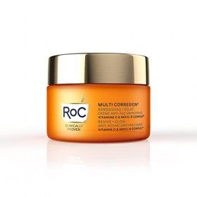 RoC - Multi Correxion Crème Unifiante Vitamine C Riche - Lisse les Rides - Améliore la Tonalité de la Peau - Empêche les Tach