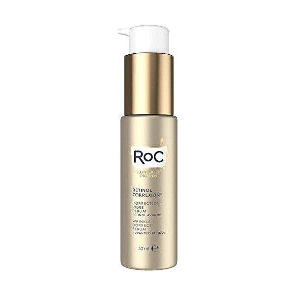 RoC - Retinol Correxion Wrinkle Correct Sérum - Anti-Rides et Vieillissement - Anti-Âge - Correction Rides - Hydratant Raffer