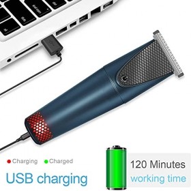 XJZKA Tondeuse à Cheveux pour Hommes, Tondeuse à Cheveux USB Rechargeable avec kit de toilettage électrique Puissant, tondeus