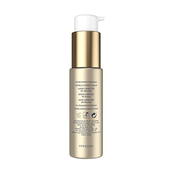 RoC - Retinol Correxion Wrinkle Correct Sérum - Anti-Rides et Vieillissement - Anti-Âge - Correction Rides - Hydratant Raffer