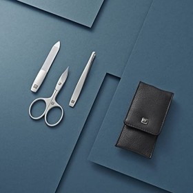 TWEEZERMAN Pince à épiler pour sourcils, pointe oblique, acier inoxydable, édition 40e anniversaire