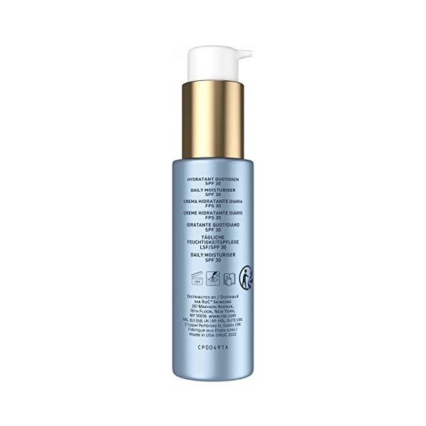 RoC - Multi Correxion Even Tone + Lift Hydratation Quotidienne SPF 30 - Traitement Anti-âge - Avec Hexyl-R Complex & Niacinam...
