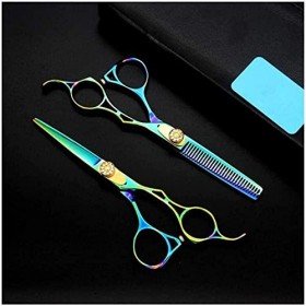 Professionnel japon 440c acier inoxydable 6 pouces ciseaux de coupe ciseaux amincissants outils de coiffeur ciseaux de coiffu