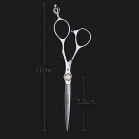 Ciseaux de coiffure professionnels ciseaux plats, ciseaux de coupe de cheveux pour salon de coiffure - Longueur totale de 15,
