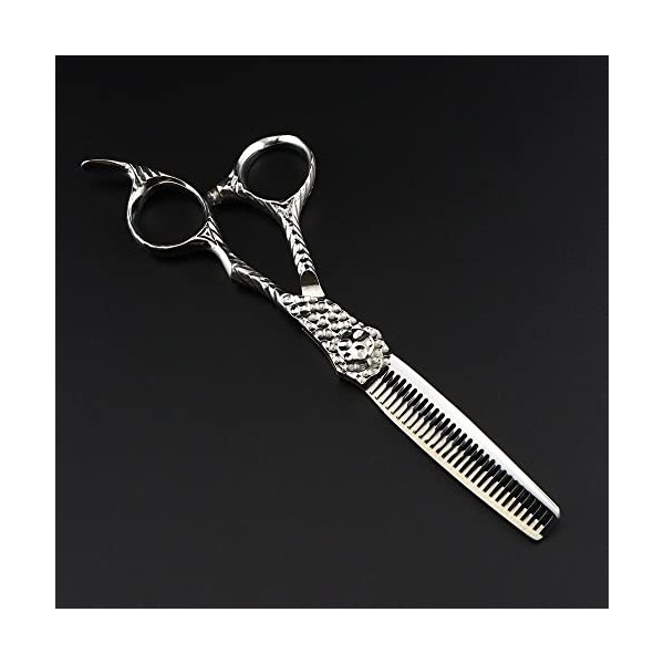 ciseaux de coiffeur Ciseaux De Coupe De Cheveux, 6 Pouces Professionnel Japon 440c Acier Haut De Gamme Argent Ciseaux De Chev