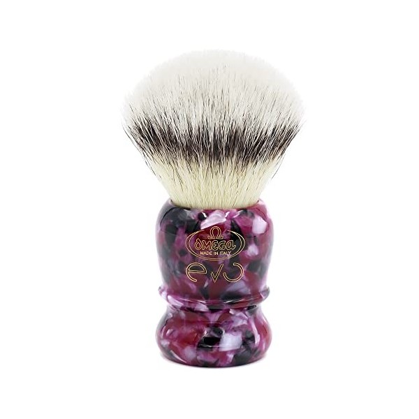 OMEGA Brosse à barbe Evo 2.0 synthétique Veteran Purple - E1891