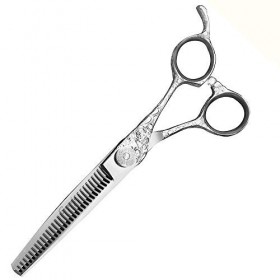 HAOTING Ciseaux Amincissants 15,2 cm Ciseaux de Coiffure, Outils de Coupe de Cheveux Professionnels Ciseaux Barber Set + Boît